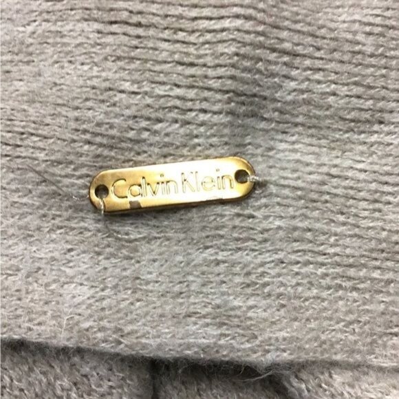 Calvin Klein Women’s Infinity Sweater Scarf, Khaki, 31”x10” - Picture 8 of 8